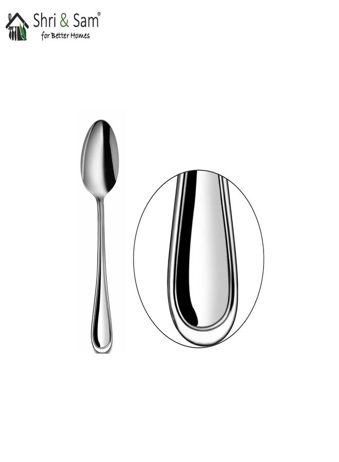 Shri & Sam Stainless Steel Gourmet Tea Spoon, 6 Pieces - Image 3